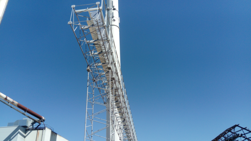 Lattice bridge for chain conveyor Lattice bridge for chain conveyor