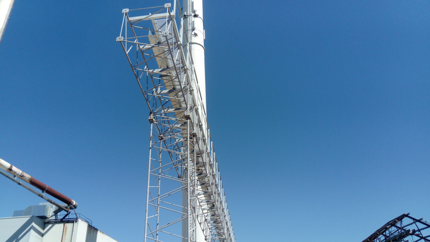 Lattice bridge for chain conveyor Lattice bridge for chain conveyor